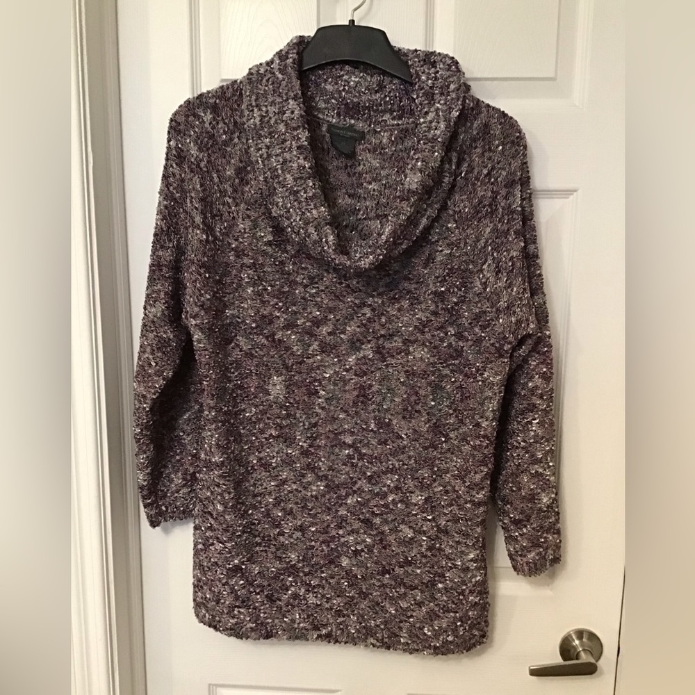Plus Size Fashion Essentials Cowel Neck Sweater